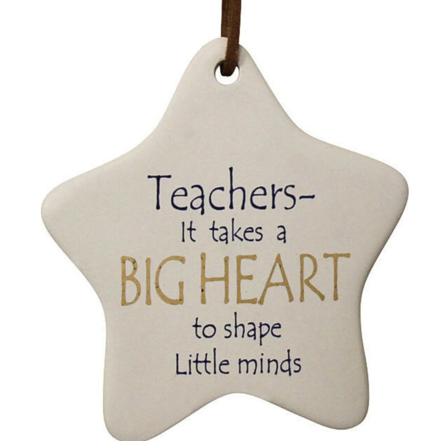 Hanging Star - Teacher Heart
