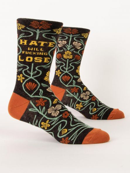Men's Socks - Hate Will Fucking Lose