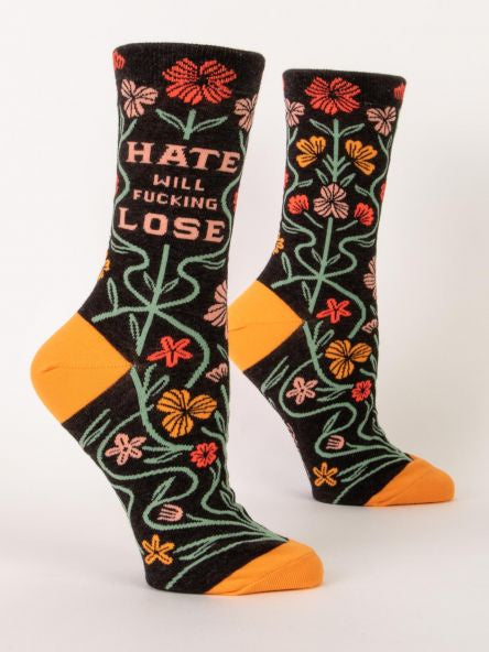 Women's Socks - Hate Will Fucking Lose