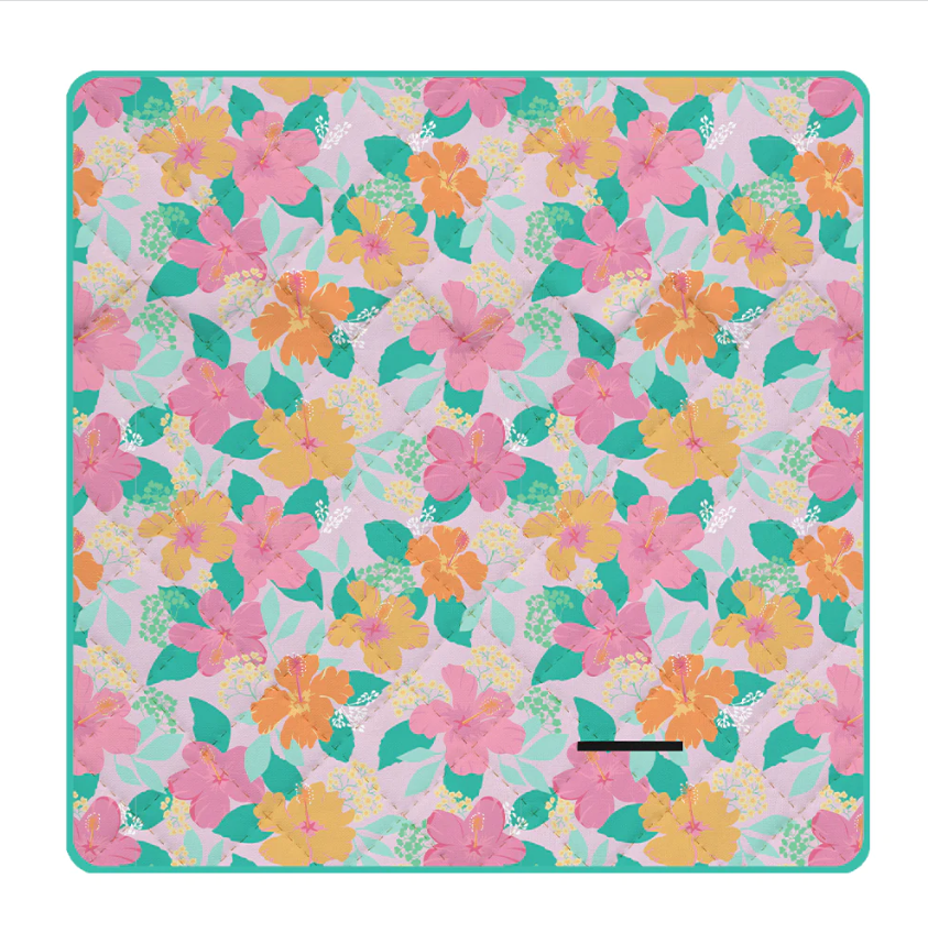 Picnic Mat - Hibiscus Flowers