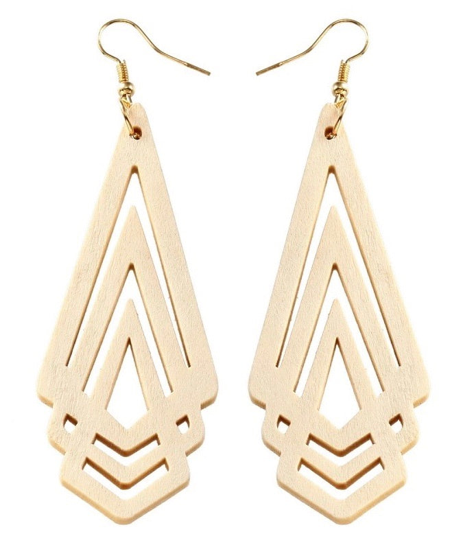 Timber Geometric Earrings