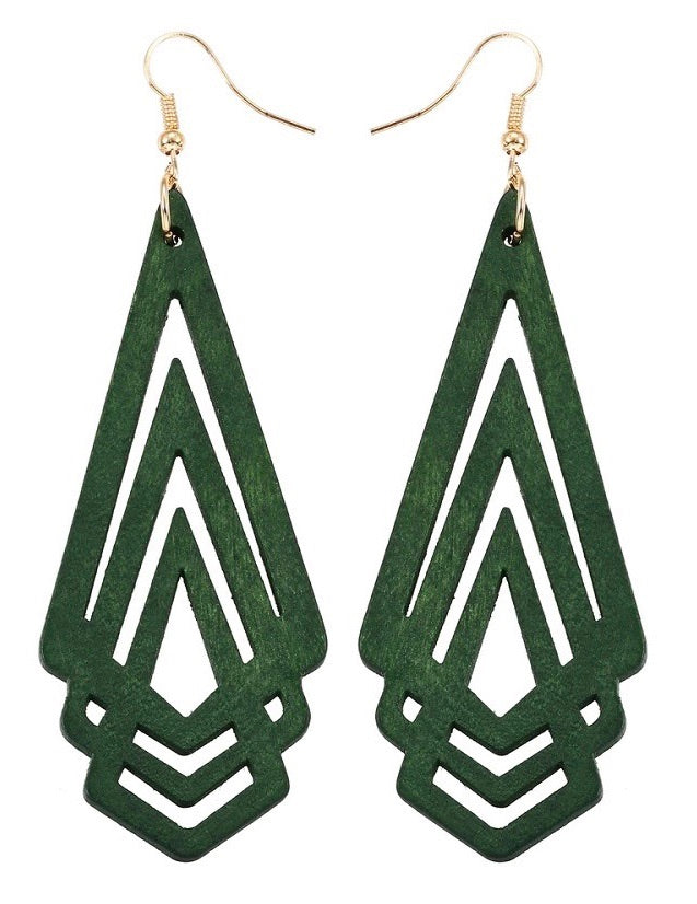 Timber Geometric Earrings