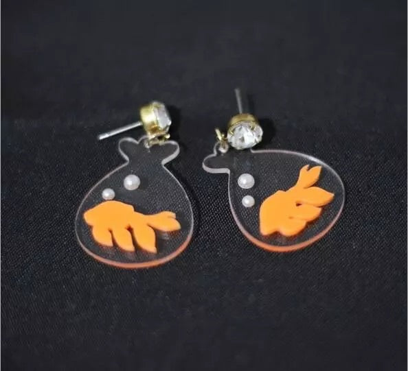Bubble Fish Earrings
