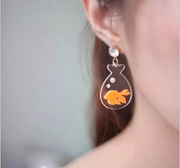 Bubble Fish Earrings