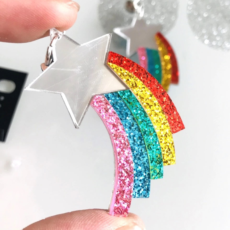Rainbow Burst Earrings
