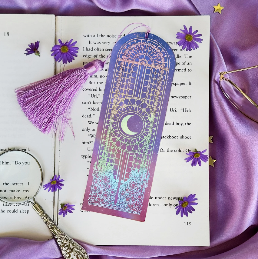 Iridescence Bookmark - Purple