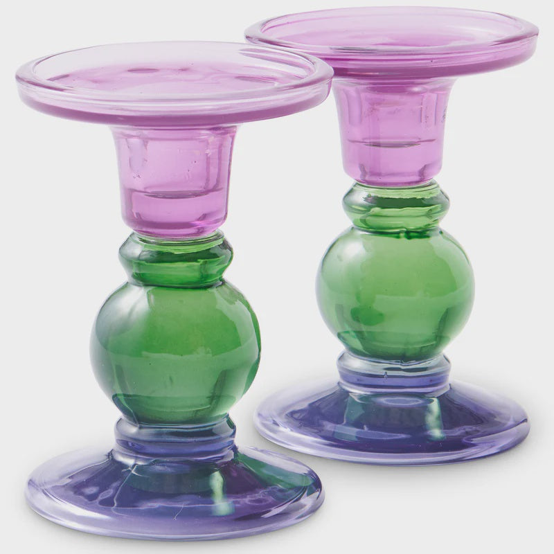 Jaded Candlestick - set of 2