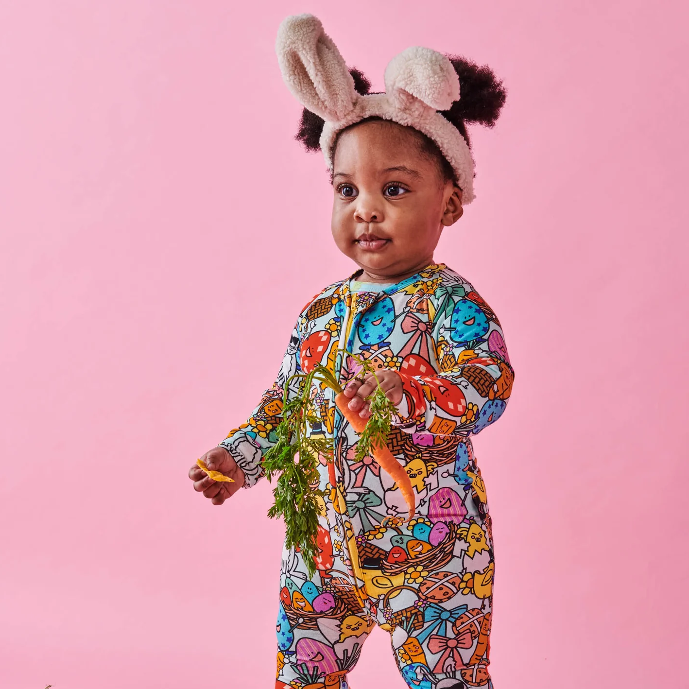 Easter Parade - Long Sleeve Zip Romper