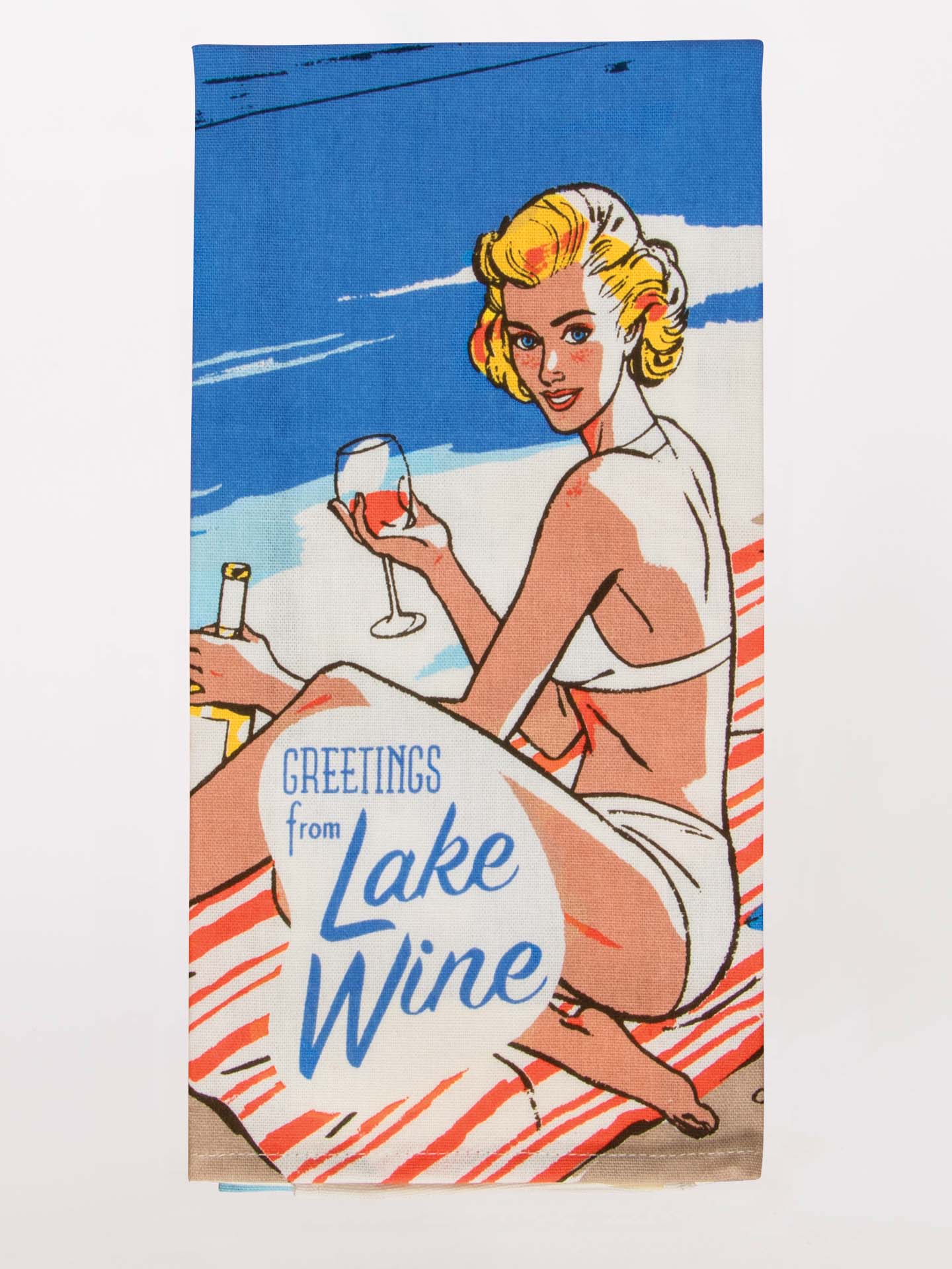 Tea Towel - Lake Wine