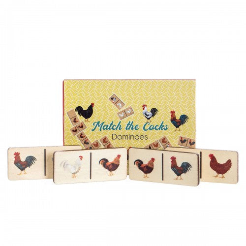 Match the Cocks Dominoes