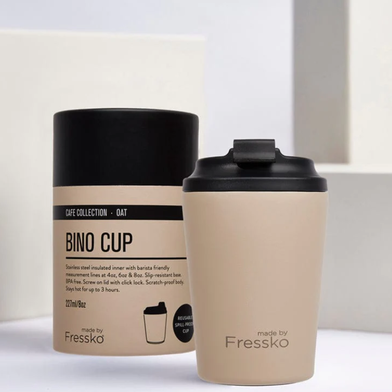 Bino Coffee Cup - 8oz Oat