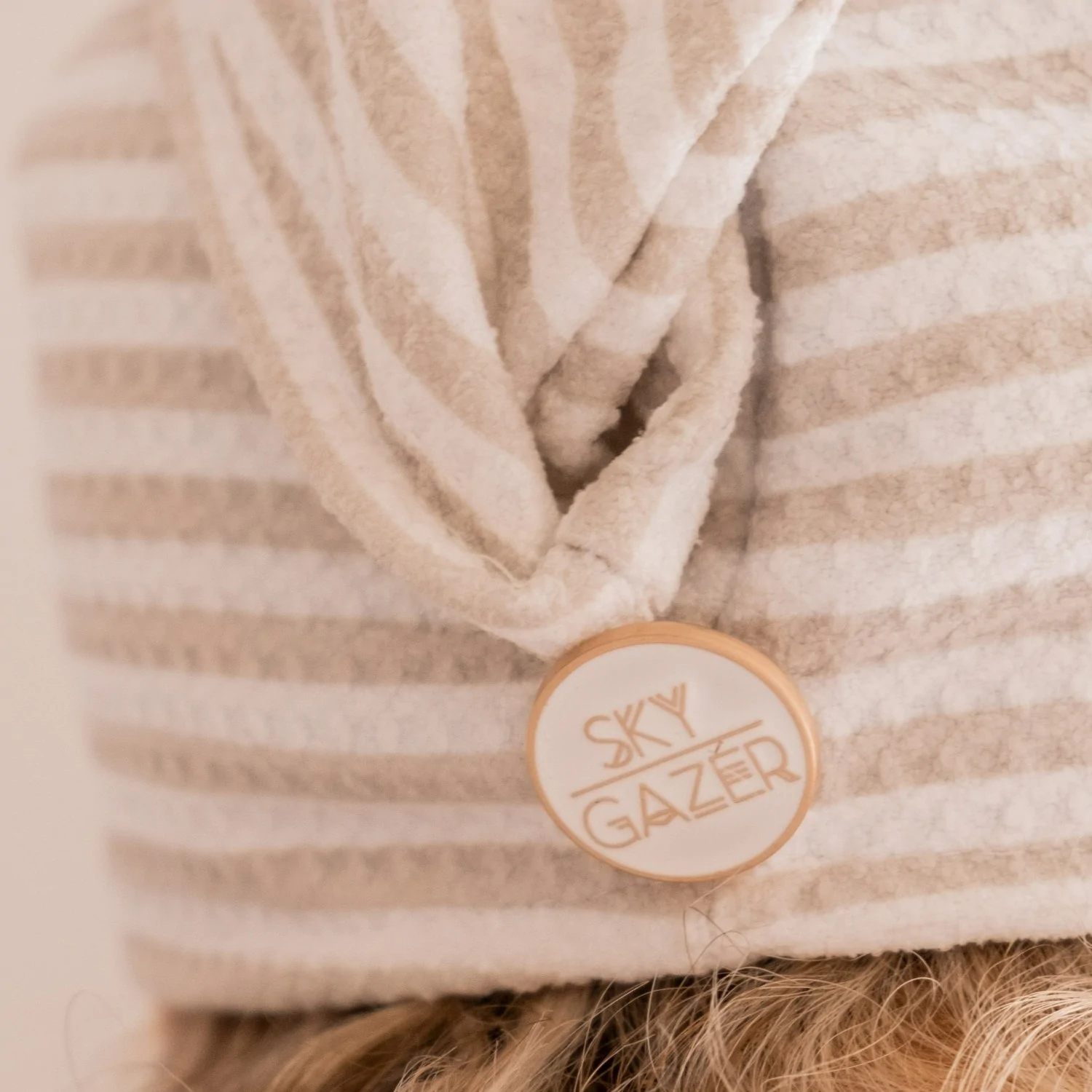 Quick Dry Hair Wrap - Oatmeal