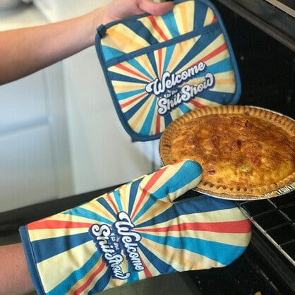 Oven Mitt & Pot Holder Set - Shitshow