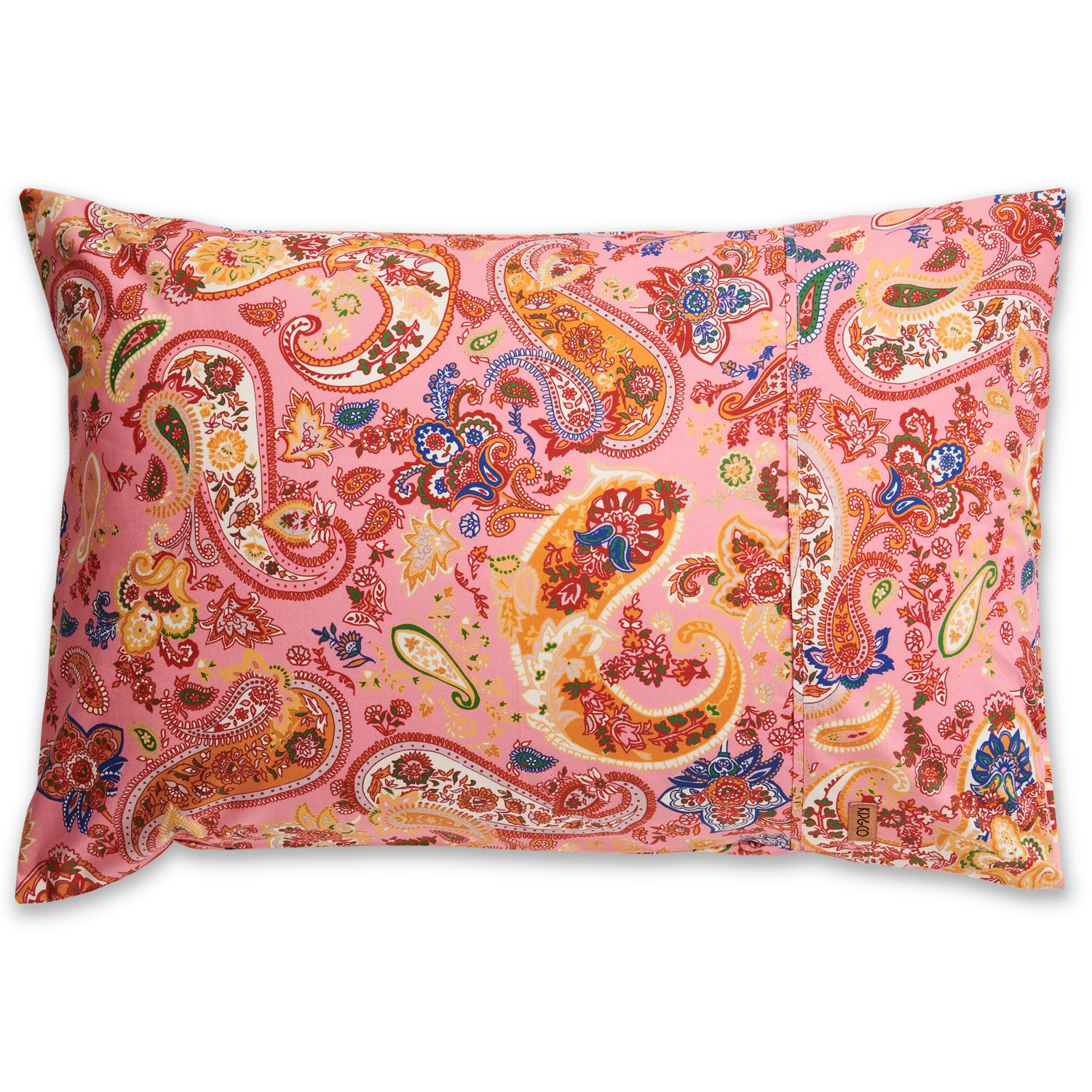 Organic Cotton Pillowcases - Paisley Colourful
