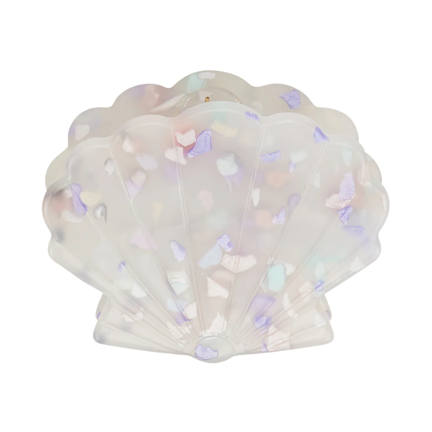 Hair Claw - Shell - Pearl Confetti