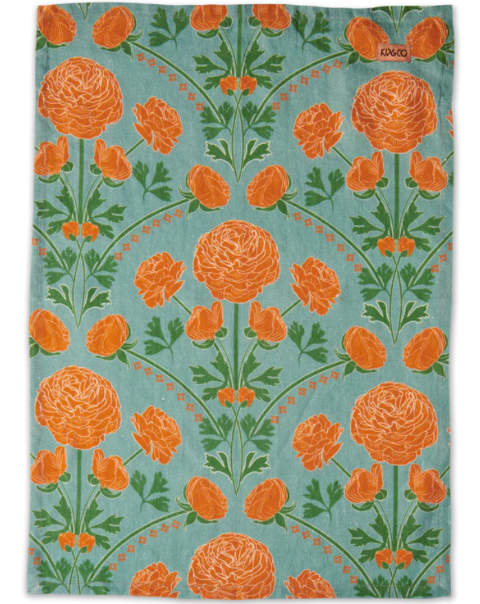 Linen Tea Towel - Perfect Posie