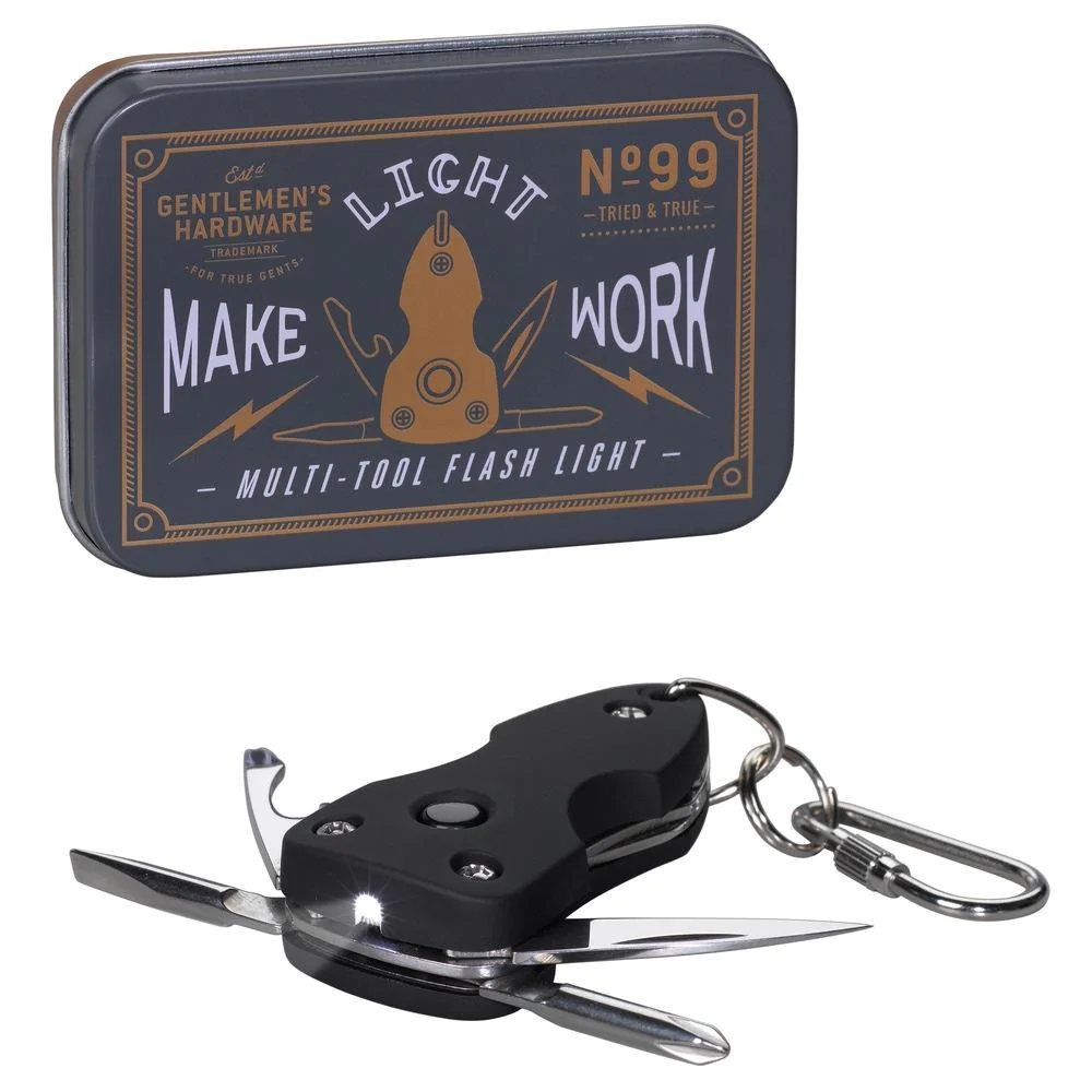 Pocket Multi-Tool With Flashlight