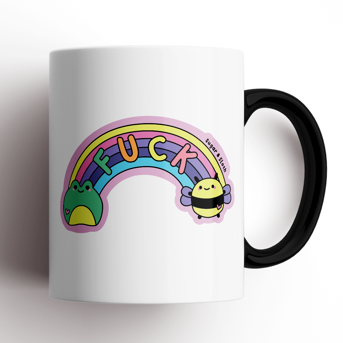 Sweary Mug - Rainbow Fuck