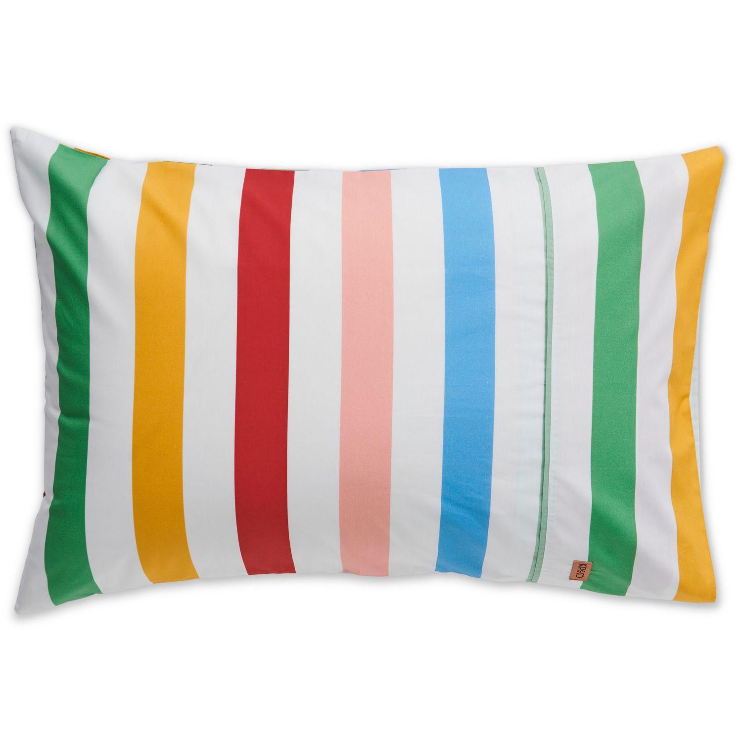 Organic Cotton Pillowcase - Retro Stripe