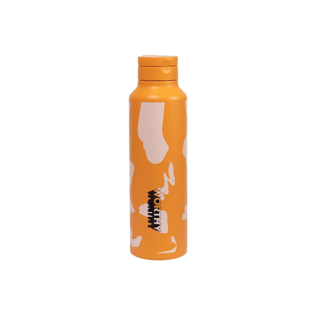 Worthy Drink Bottle - Retro Orange