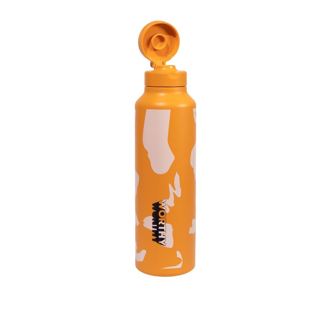 Worthy Drink Bottle - Retro Orange