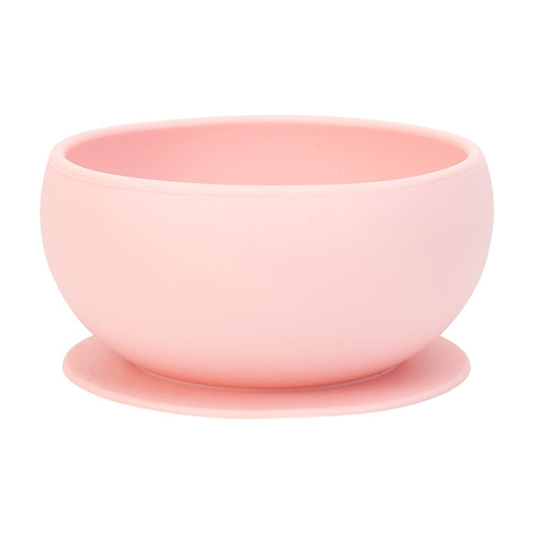 Silicone Suction Bowl - Blush Pink