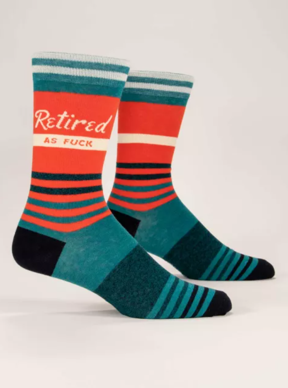 Men's Socks - Retired As F*ck