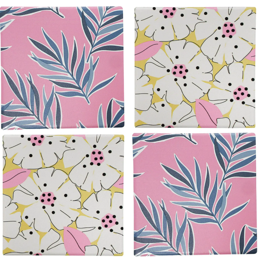Ceramic Coasters - Summer Brights