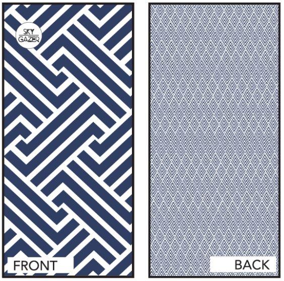 Sky Gazer Towel - The Surfers / Navy