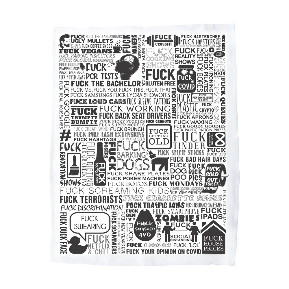 F Word Tea Towel