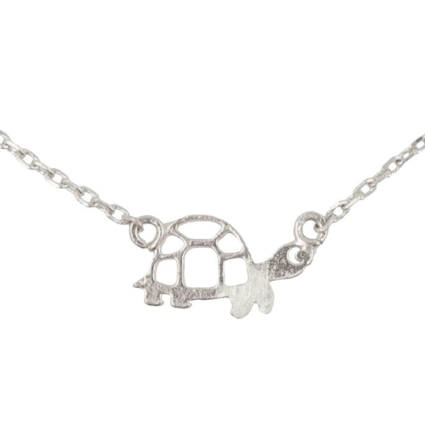 Necklace - Tortoise (Silver)