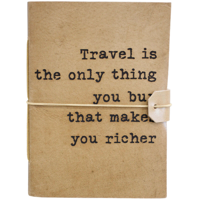 Leather Notebook - Travel
