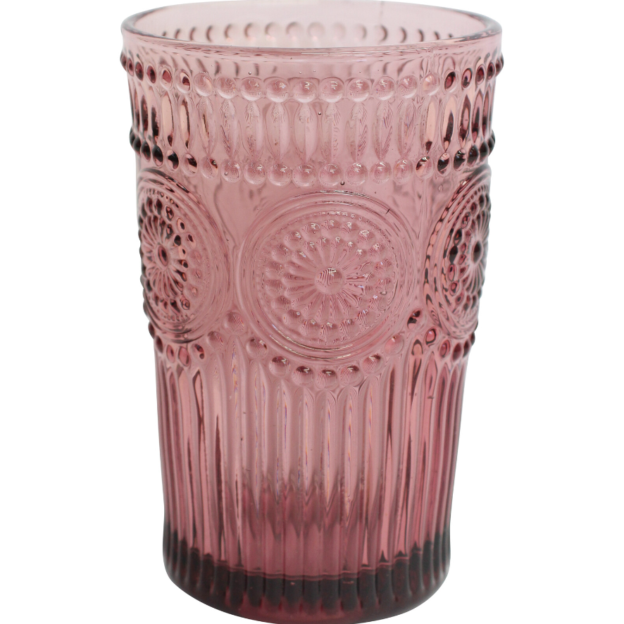 Tall Tumbler Set of 2 Pink Eggplant & Poppy Unique + Quirky Gifts