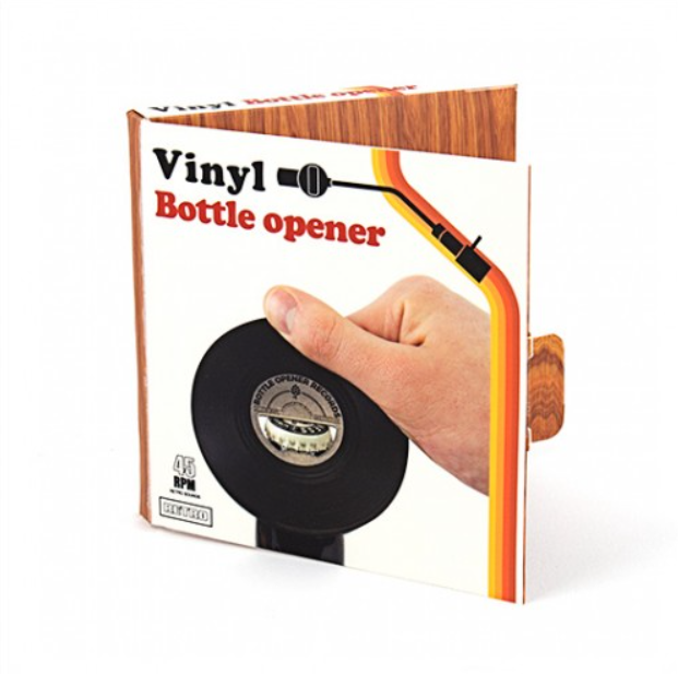 Vinyl Bottle Opener