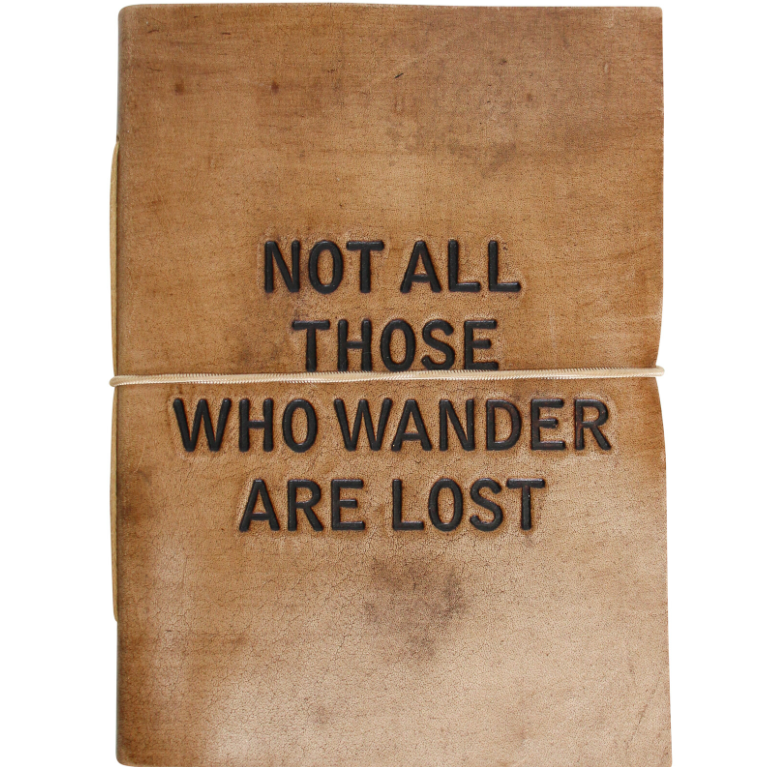 Leather Notebook - Wander