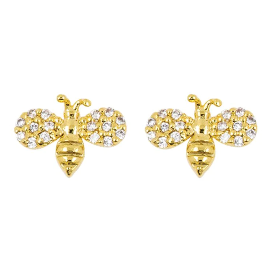 Earring - Diamante Bee