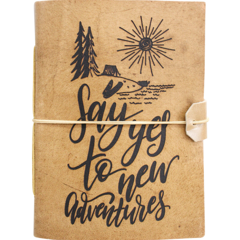 Leather Notebook - Yes To Adventure