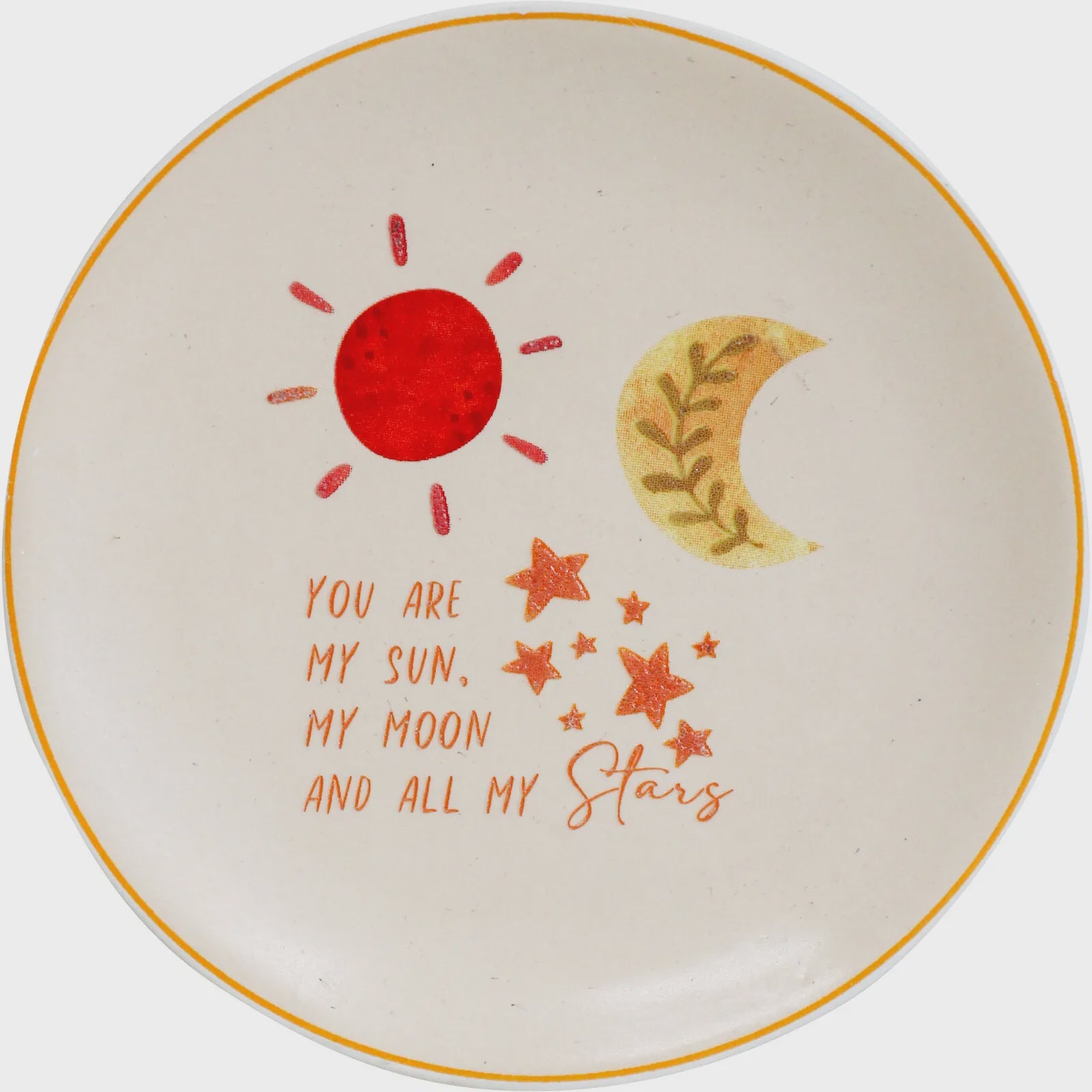You Are My Sun Moon Stars Plate